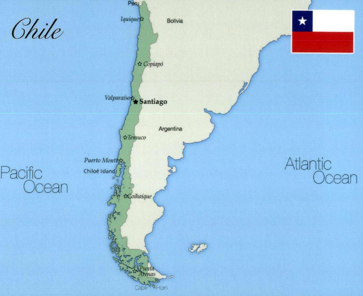 Chile iquique mapa