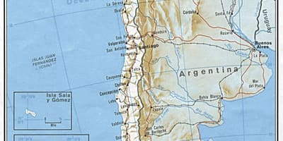 Chile ferrocarril mapa
