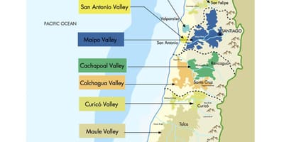 Mapa de asignación de Chile